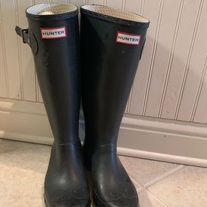 Gently Used Tall Hunter Rain Boots